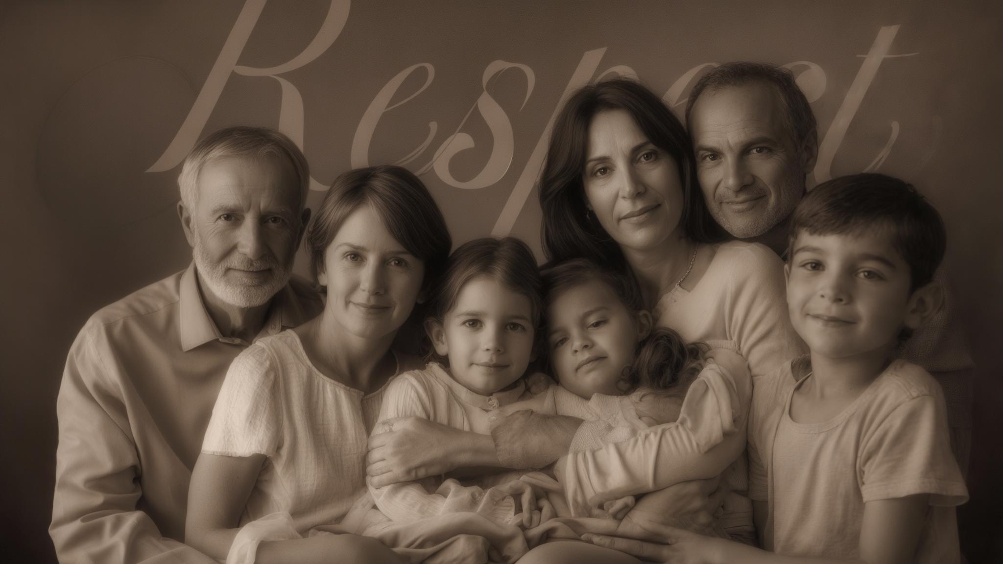 AI generated image: Addressing Issues of Respect Within Families