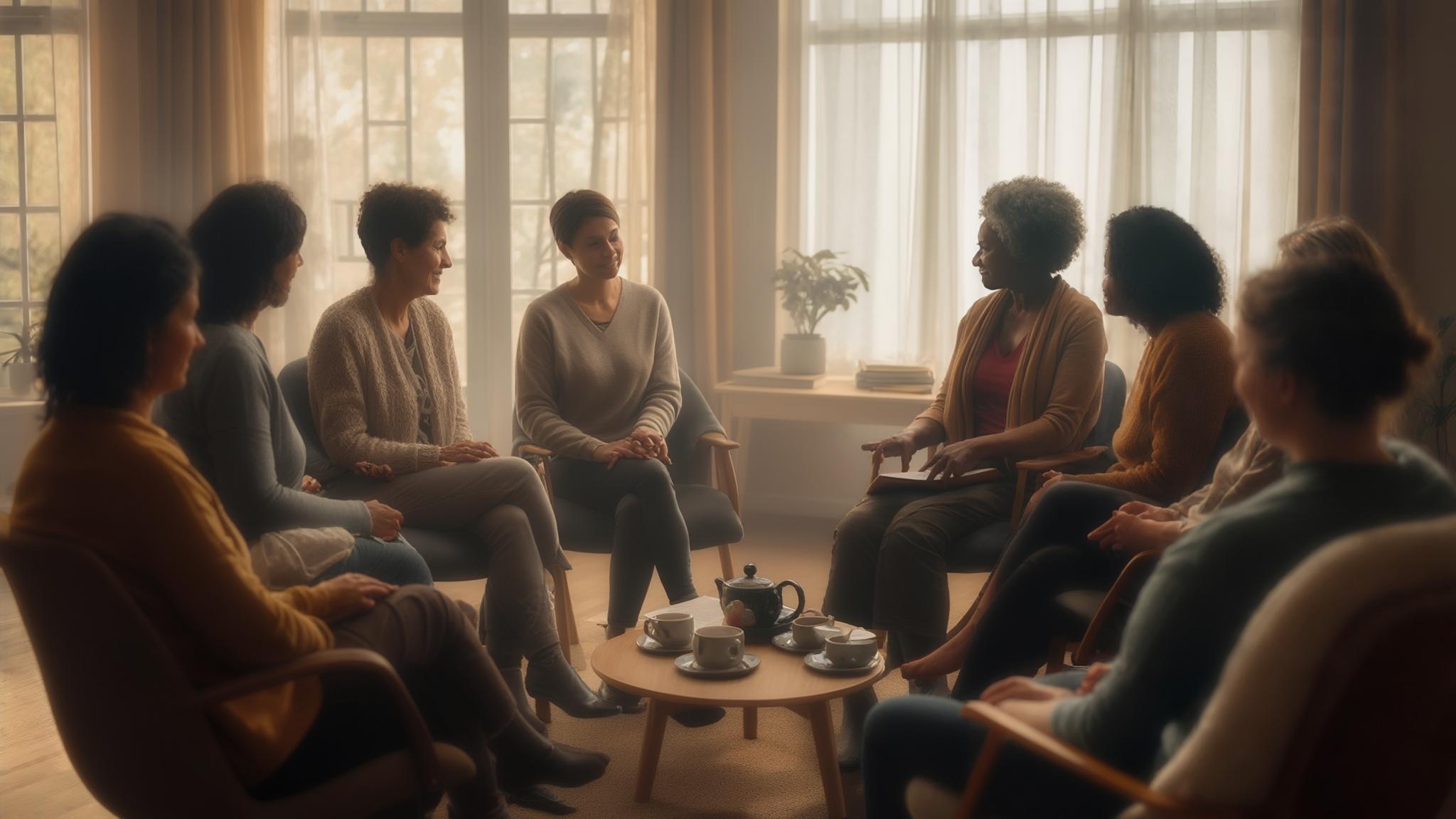 AI generated image: Breaking Free from Isolation: Using Group Therapy to Overcome Anxiety and Depression