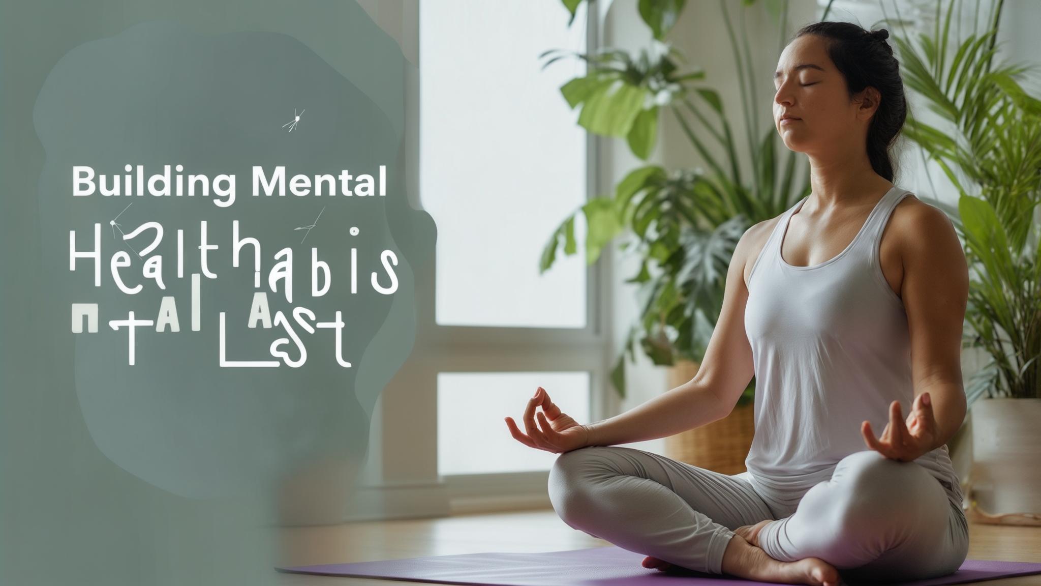 AI generated image: Building Mental Health Habits That Last