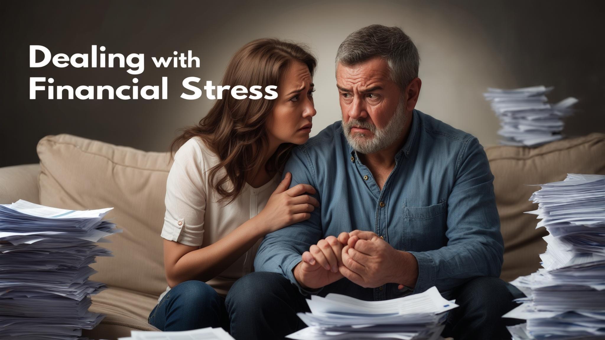 AI generated image: Dealing with Financial Stress as a Couple