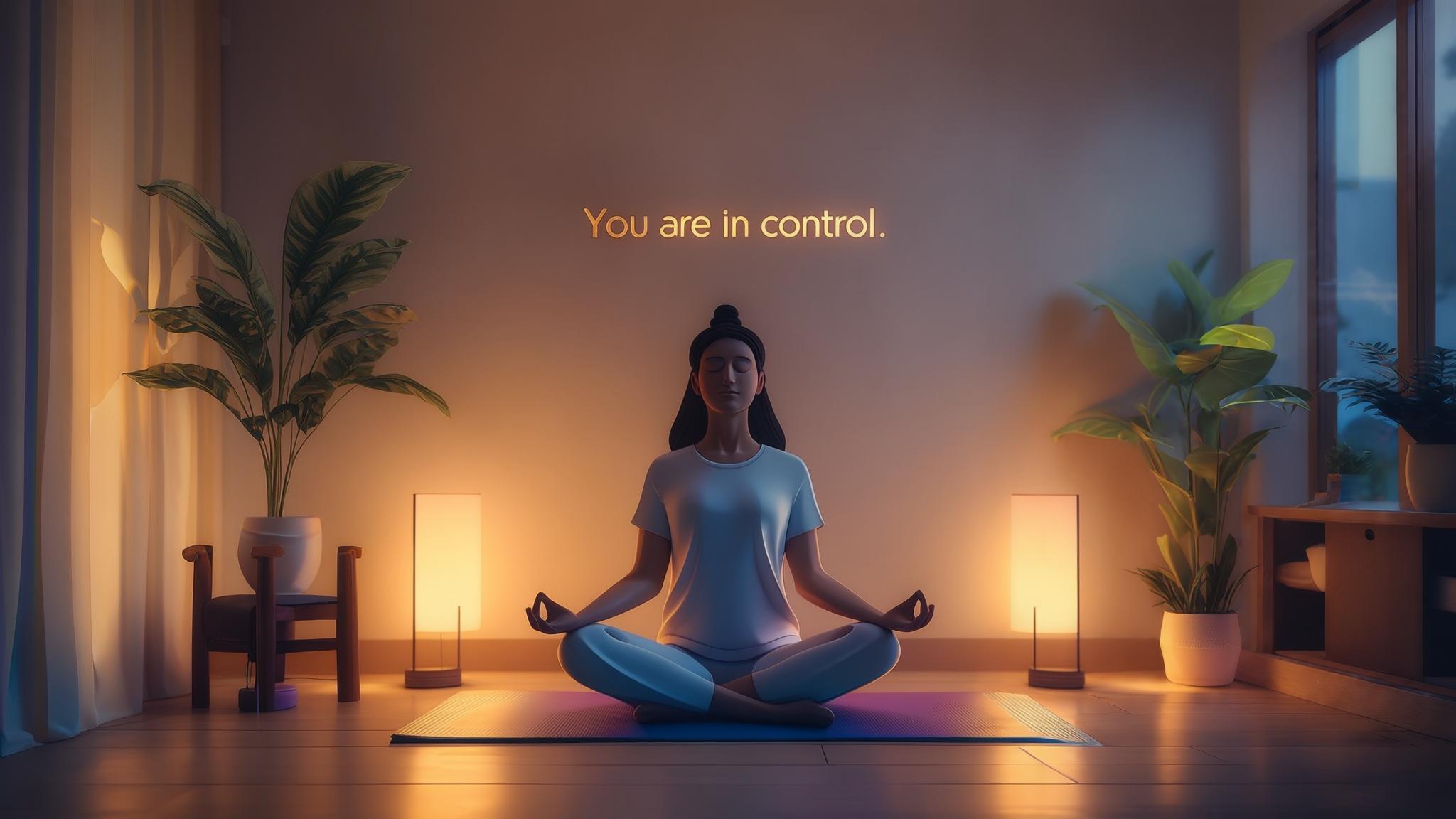 AI generated image: Dealing with Intrusive Thoughts - Practical Coping Mechanisms