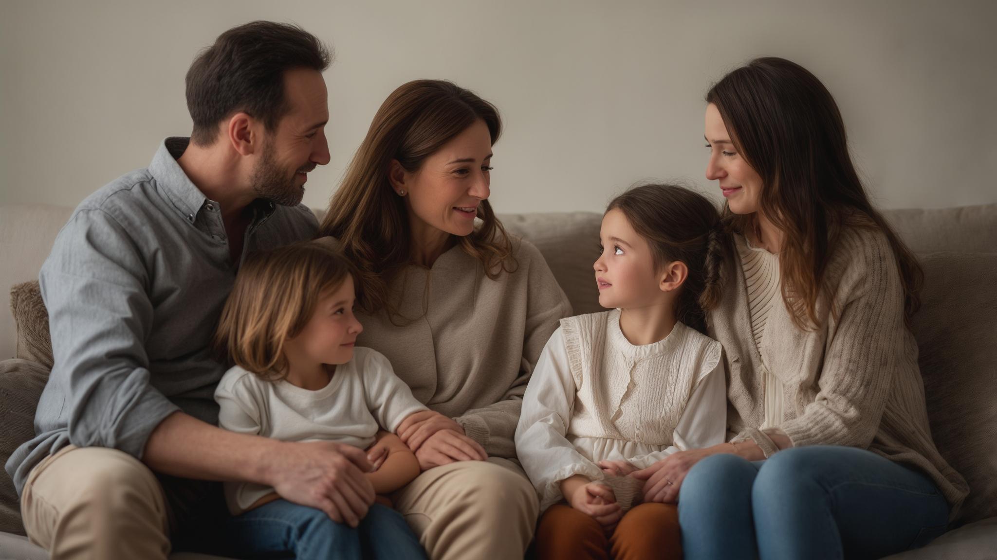 AI generated image: Coping as a Family After Divorce or Separation