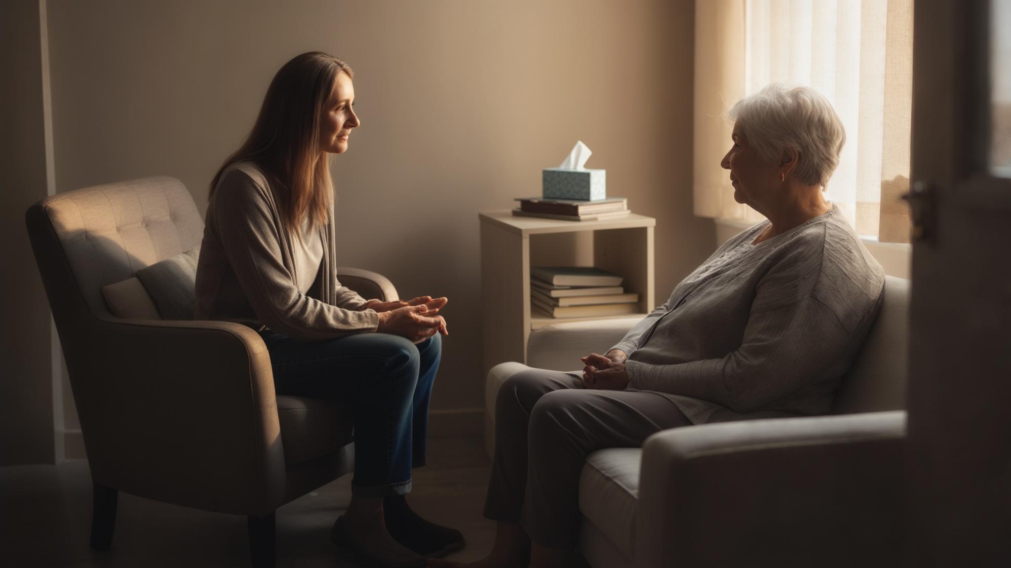 AI generated image: How to Support Yourself Through Therapy