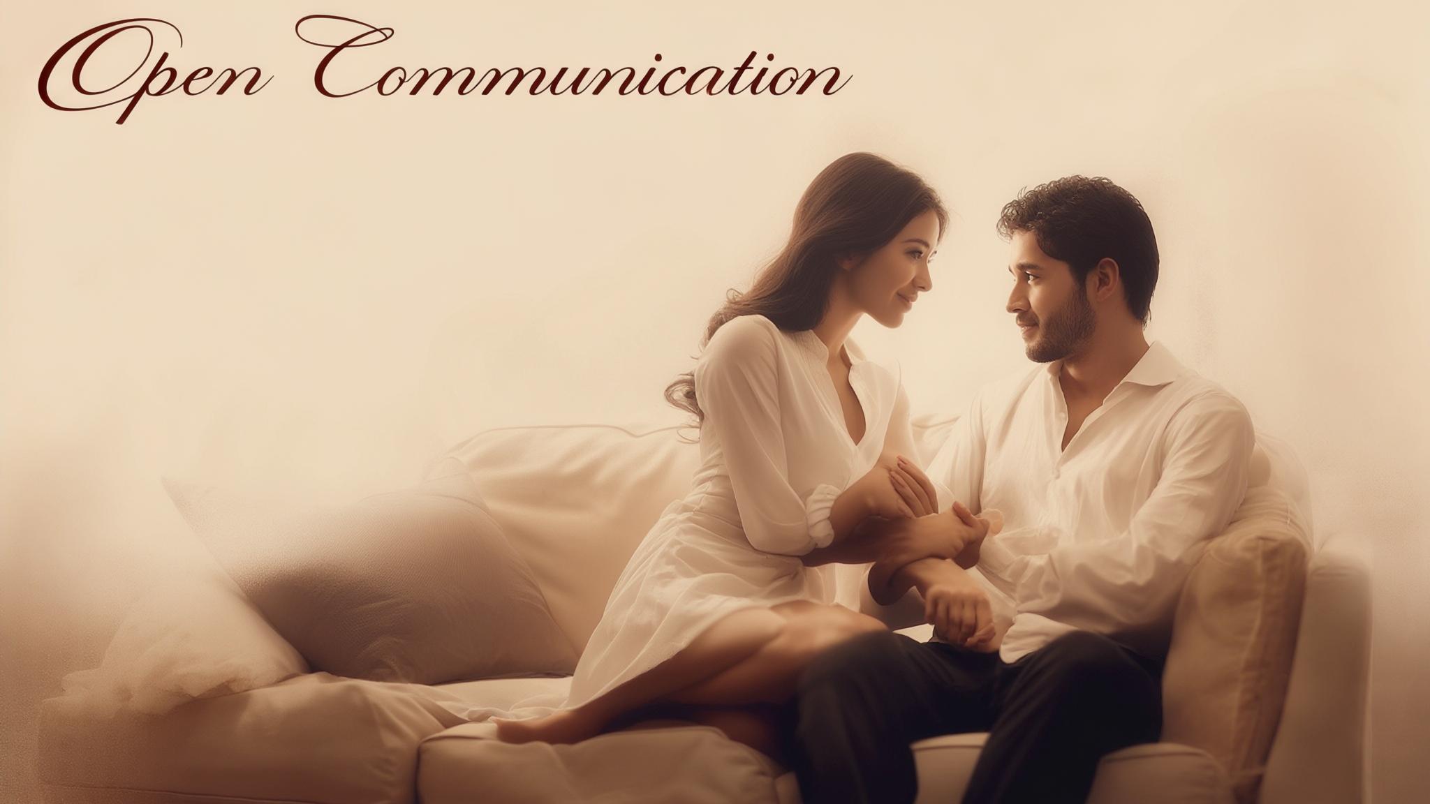 AI generated image: Improving Sexual Intimacy Through Open Communication