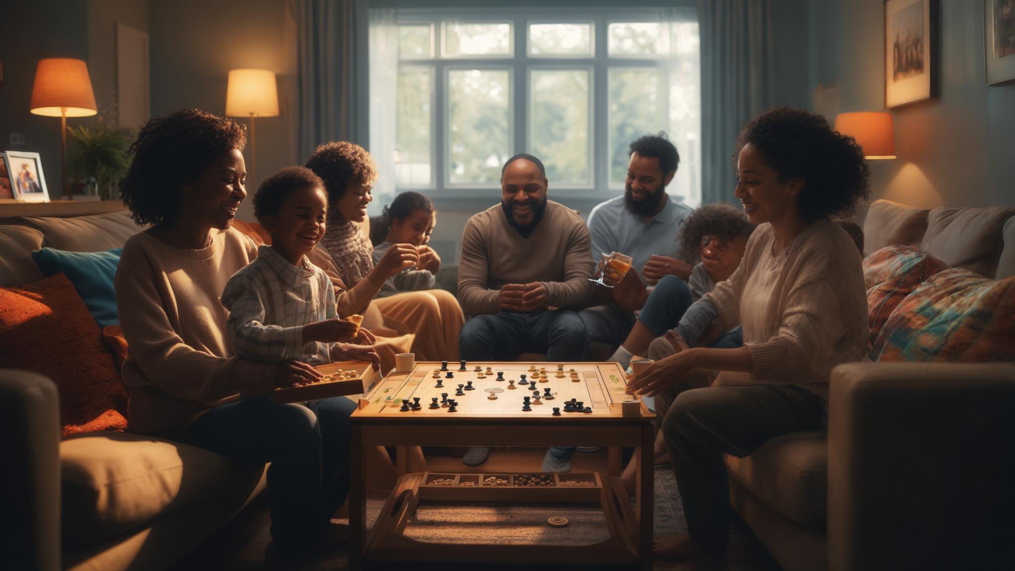 AI generated image: Managing Blended Family Dynamics: How to Build a United and Happy Household